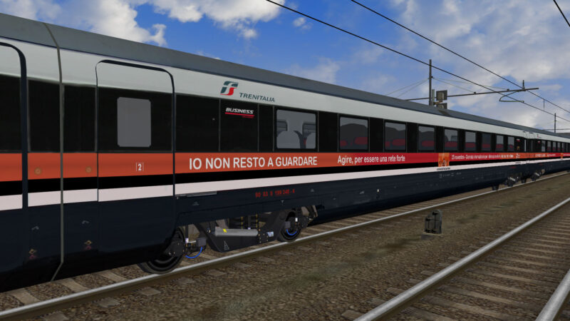 OPEN RAILS 4K – ETR 500 FRECCIAROSSA LIVREA #IONONRESTOAGUARDARE – un ...